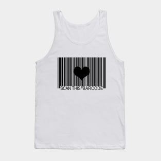 i love you barcode Tank Top